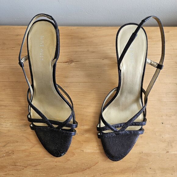 Nine West Strappy Pumps Purple Size 8 - Picture 6 of 15